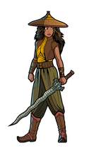 Load image into Gallery viewer, FiGPiN Raya and the Last Dragon Raya Pin #601
