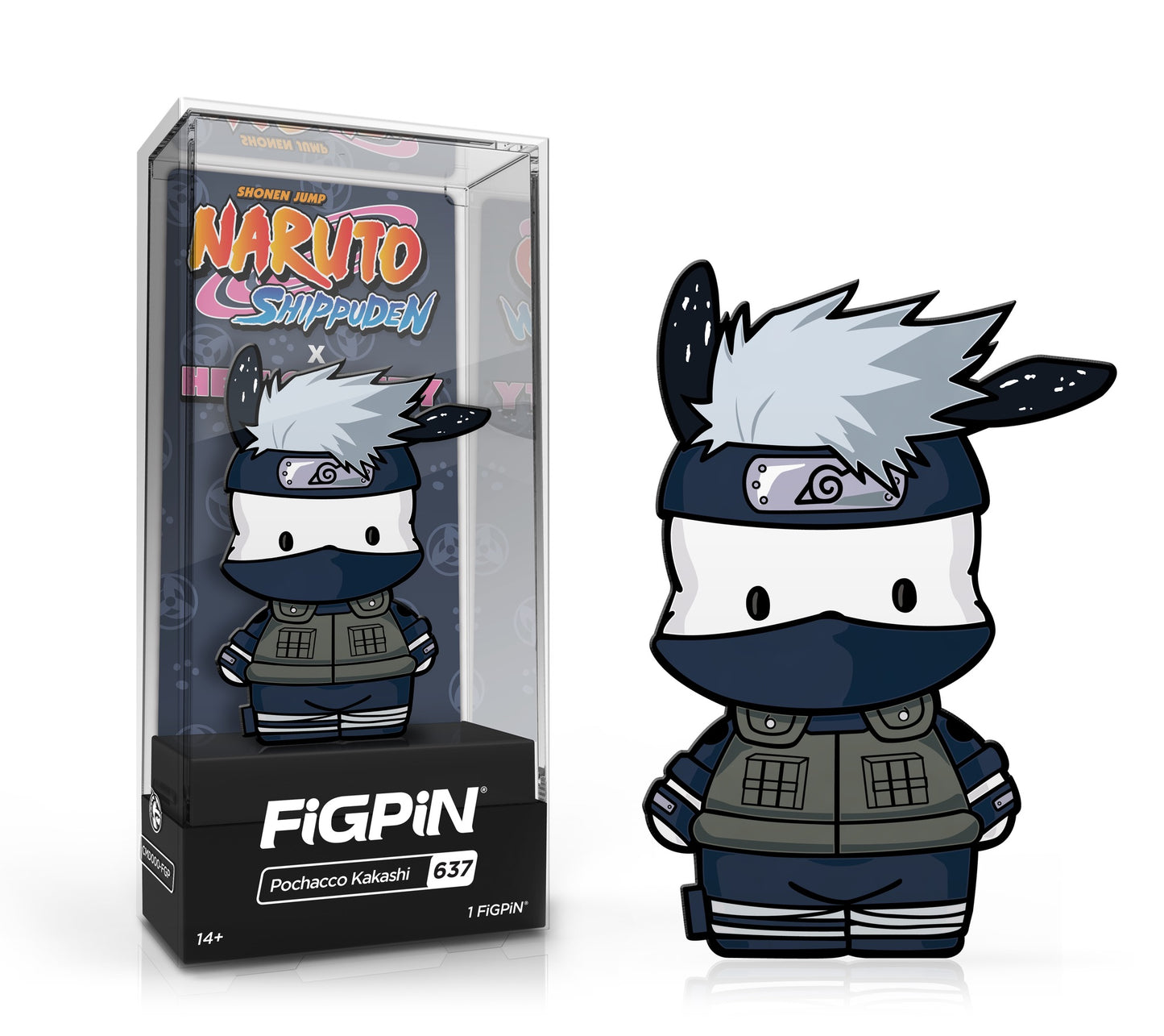 Pochacco Kakashi FiGPiN #637 | Sanrio x Naruto Crossover Collectible Pin