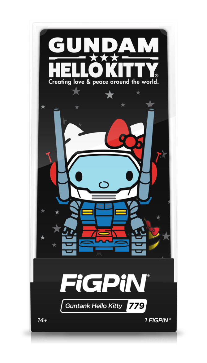 FiGPiN Sanrio Guntank Hello Kitty #779 Limited Edition 2k