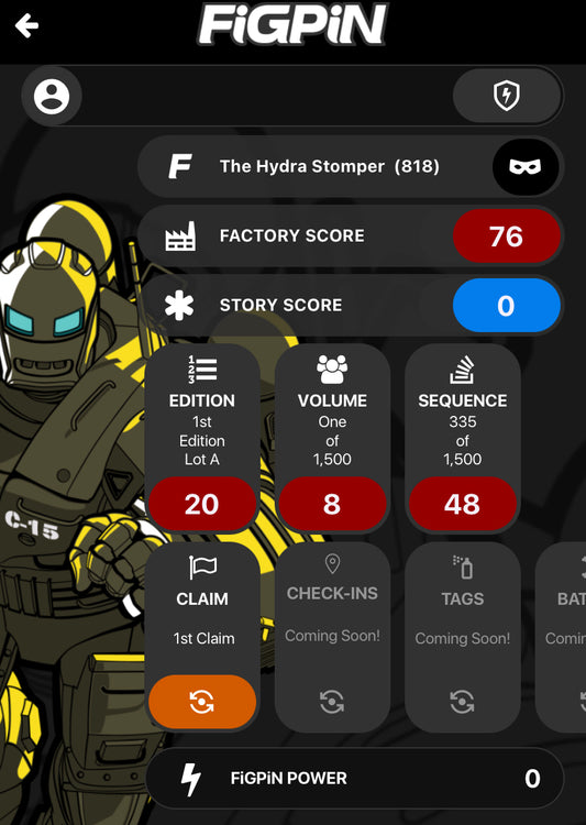 FiGPiN What If Hydra Stomper SDCC  #818 LOCKED