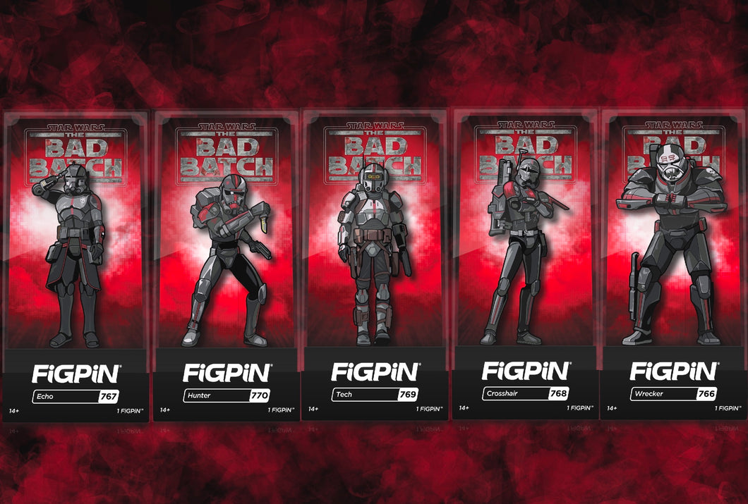Disney Star Wars The Bad Batch FiGPiN Set of 5