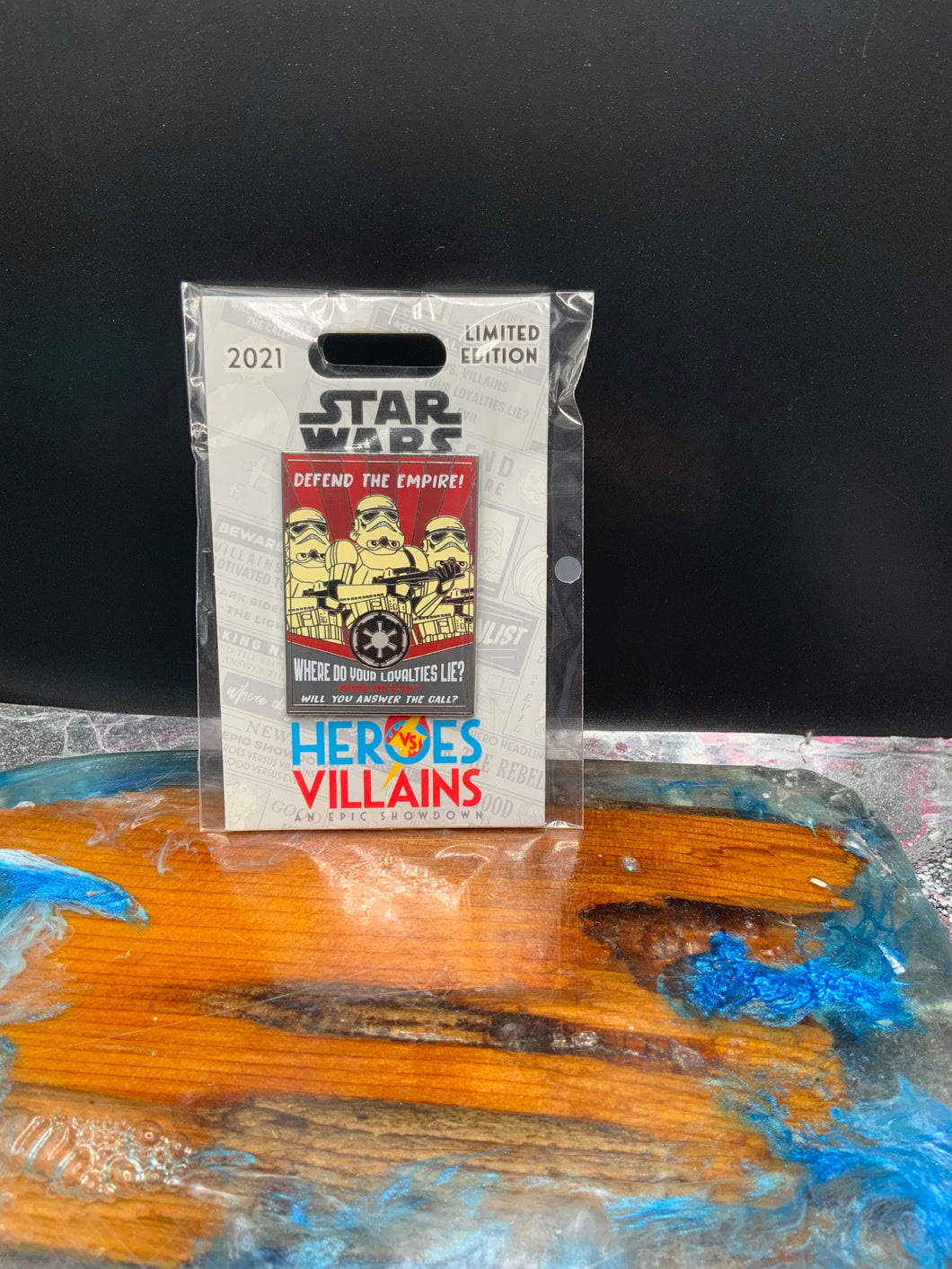 Disney Heroes Villains Pin Star Wars Stormtrooper LE 2000