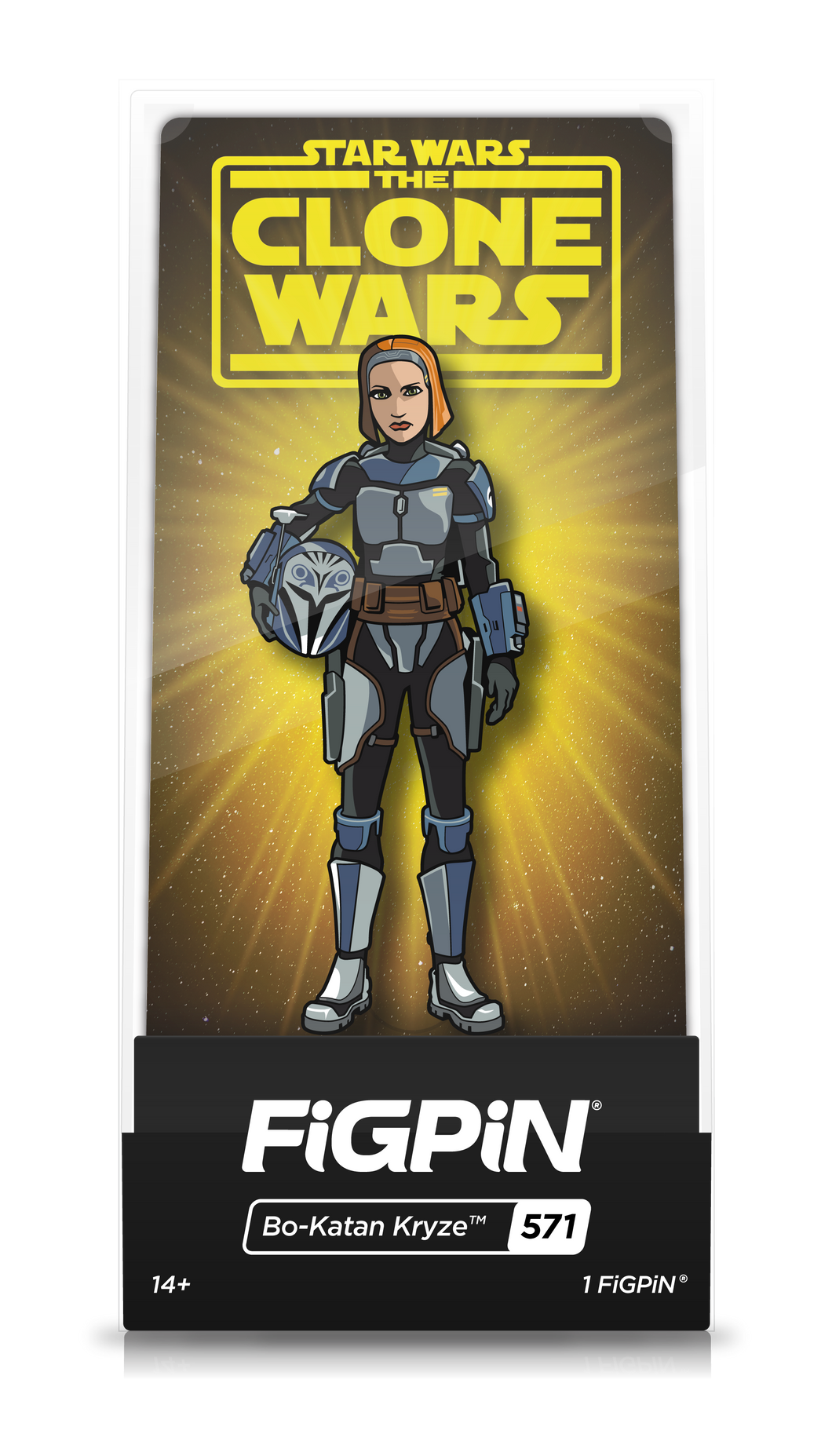Star Wars the Clone Wars FIGPIN Bo-Katan Kryze #571 Limited