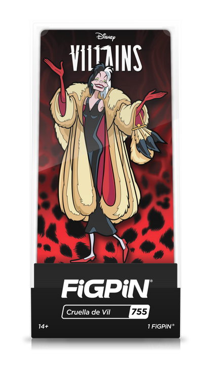 Disney 101 Dalmatians Cruella de vil FiGPiN #755