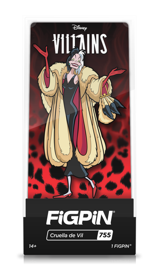 Disney 101 Dalmatians Cruella de vil FiGPiN #755