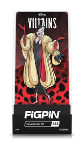 Disney 101 Dalmatians Cruella de vil FiGPiN #755
