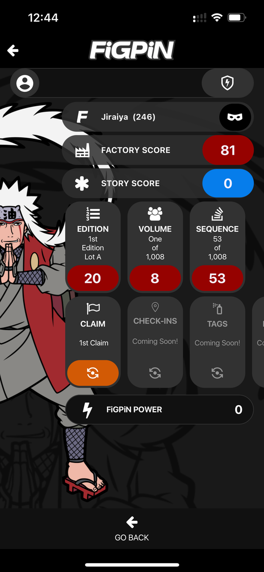 FiGPiN Naruto Jiraiya #246 Locked Hard Case