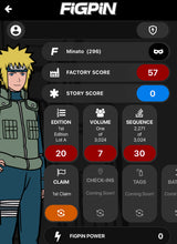 Load image into Gallery viewer, FiGPiN Naruto Shippuden Minato #296 Locked
