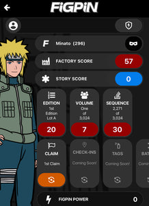 FiGPiN Naruto Shippuden Minato #296 Locked