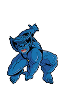 Load image into Gallery viewer, FiGPiN Beast #640 X-MEN Animated Series
