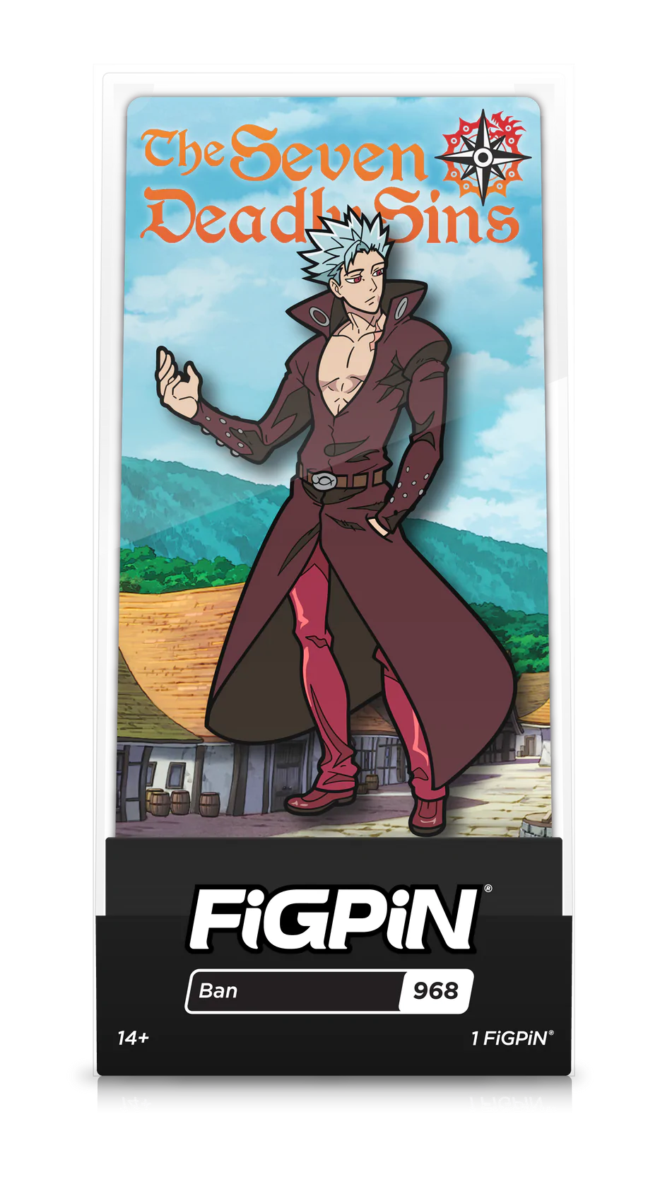 FiGPiN King Ban Escanor The Seven Deadly Sins #968 969 971 Set of 3