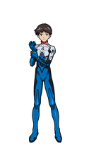 Load image into Gallery viewer, Neon Genesis Evangelion FiGPiN Shinji Ikari #333
