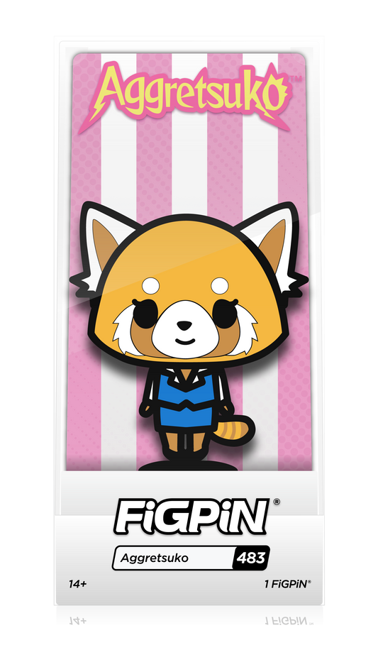 Aggretsuko FiGPiN #483 | Sanrio Collectible Enamel Pin