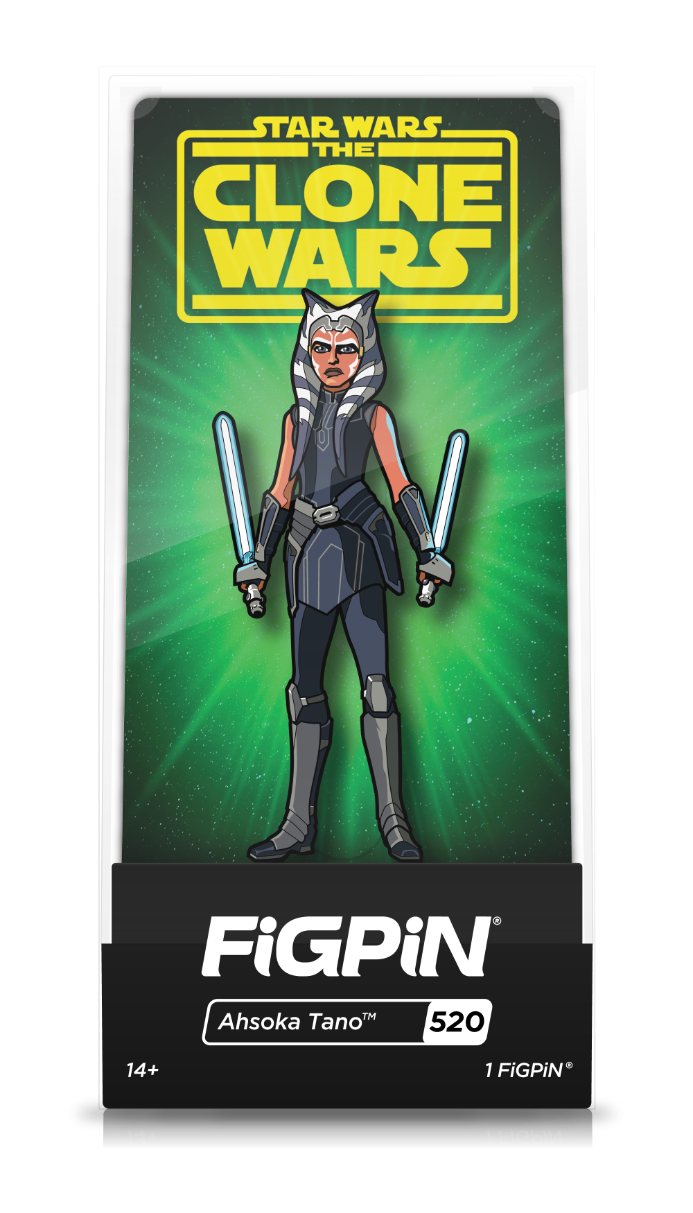 Star Wars the Clone Wars FIGPIN Ahsoka Tano #520