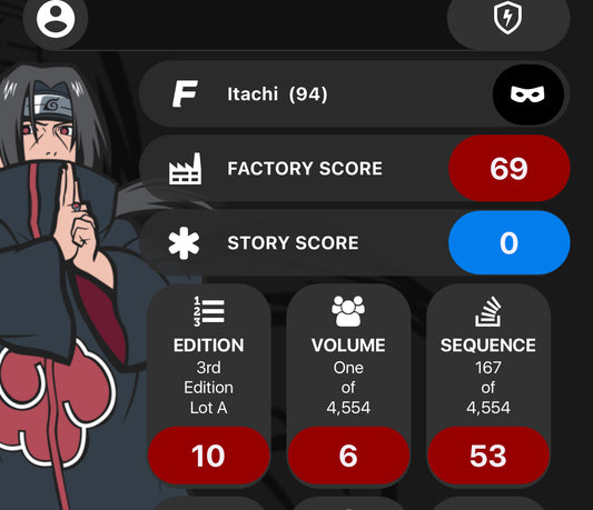 FiGPiN Itachi # 94 Naruto Shippuden LOCKED