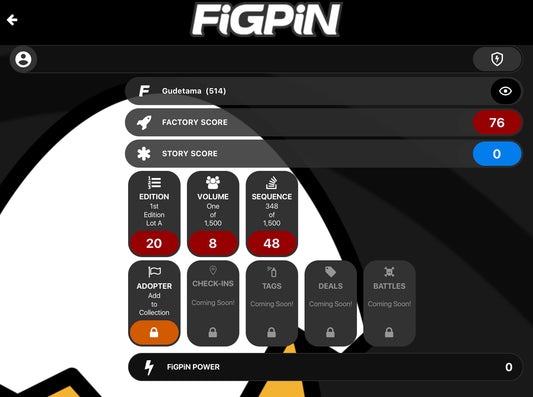 FiGPiN Sanrio Gudetama I Can’t #514 Limited Edition Locked