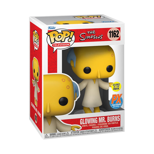 Funko The Simpsons Glowing Mr. Burns Pop Vinyl Figure Previews Exclusive