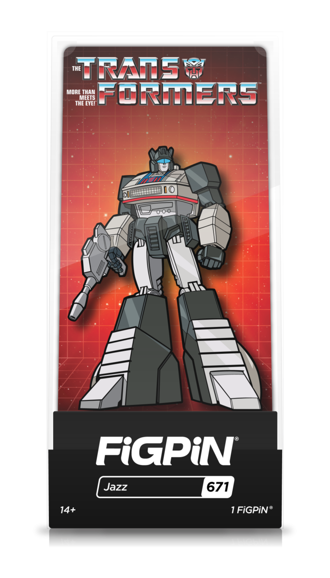 FiGPiN Transformers Jazz Pin #671 Limited Edition 3000
