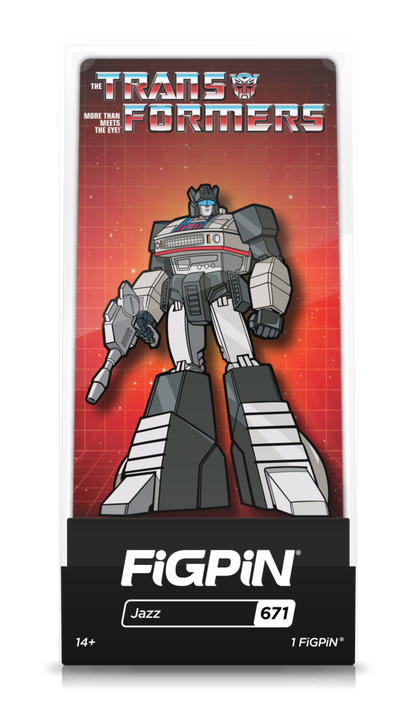 FiGPiN Transformers Jazz Pin #671 Limited Edition 3000