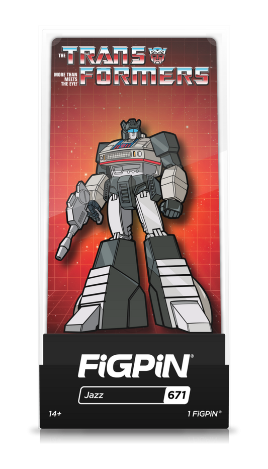 FiGPiN Transformers Jazz Pin #671 Limited Edition 3000