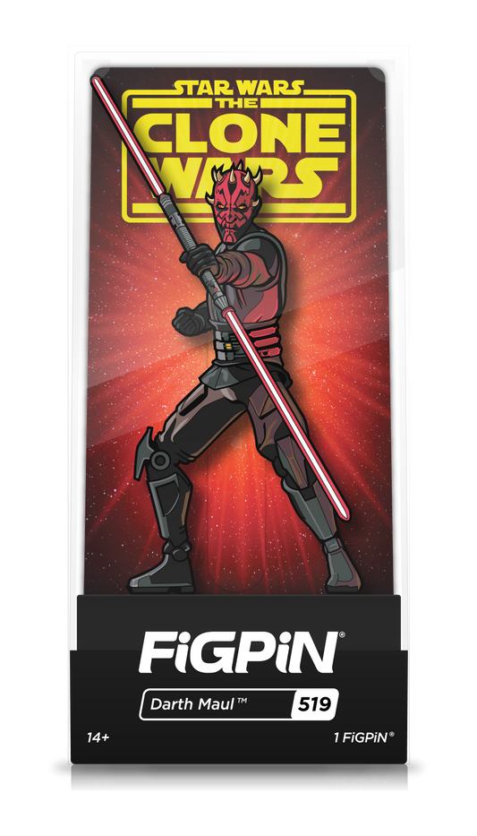 Star Wars the Clone Wars FIGPIN Darth Maul #519
