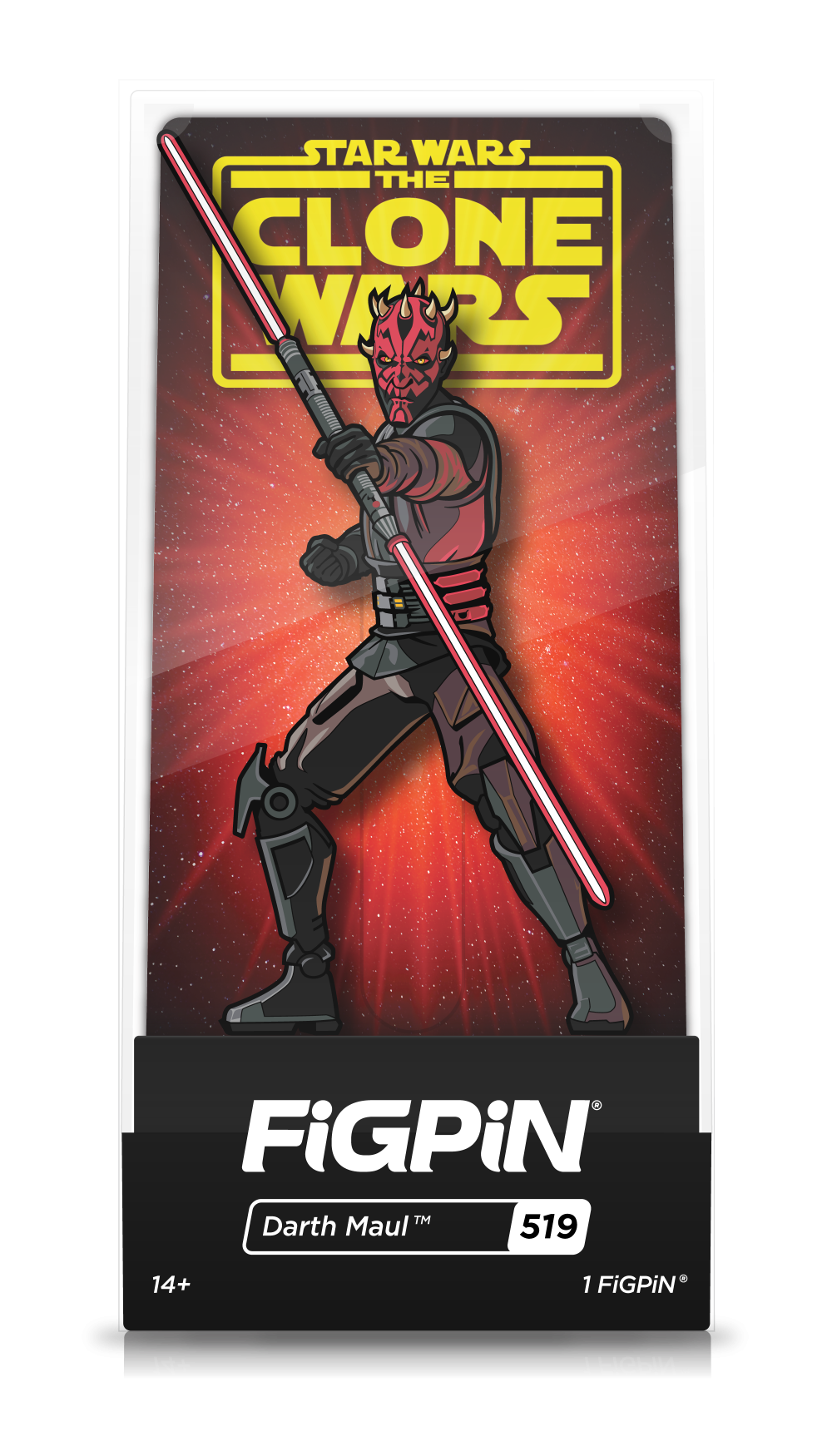 Star Wars the Clone Wars FIGPIN Darth Maul #519