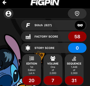 FiGPiN Lilo & Stitch Elvis Stitch #627 Locked