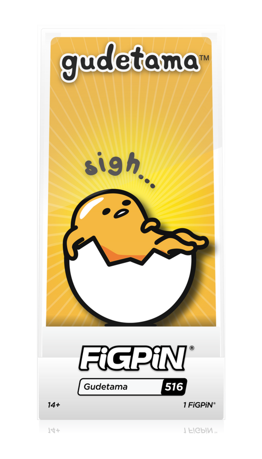 FiGPiN Sanrio Gudetama Sigh #516 Limited Edition