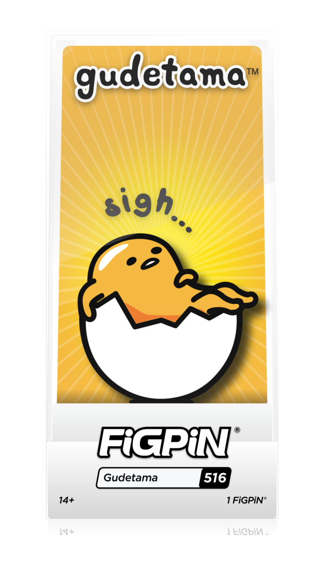 FiGPiN Sanrio Gudetama Sigh #516 Limited Edition