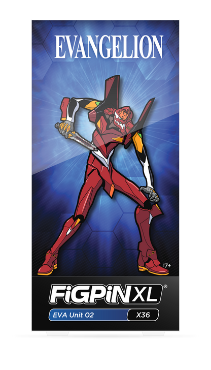 EVA Unit 02 FiGPiN XL #X36 | Neon Genesis Evangelion 6.25-Inch Collectible Pin
