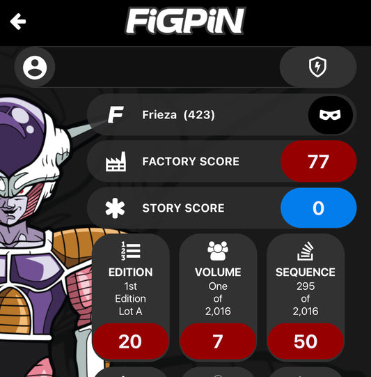 Dragon Ball Super Frieza FIGPIN  #423 Locked