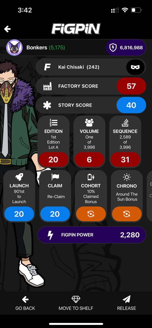FiGPiN My Hero Academia Kai Chisaki #242 UNLOCKED