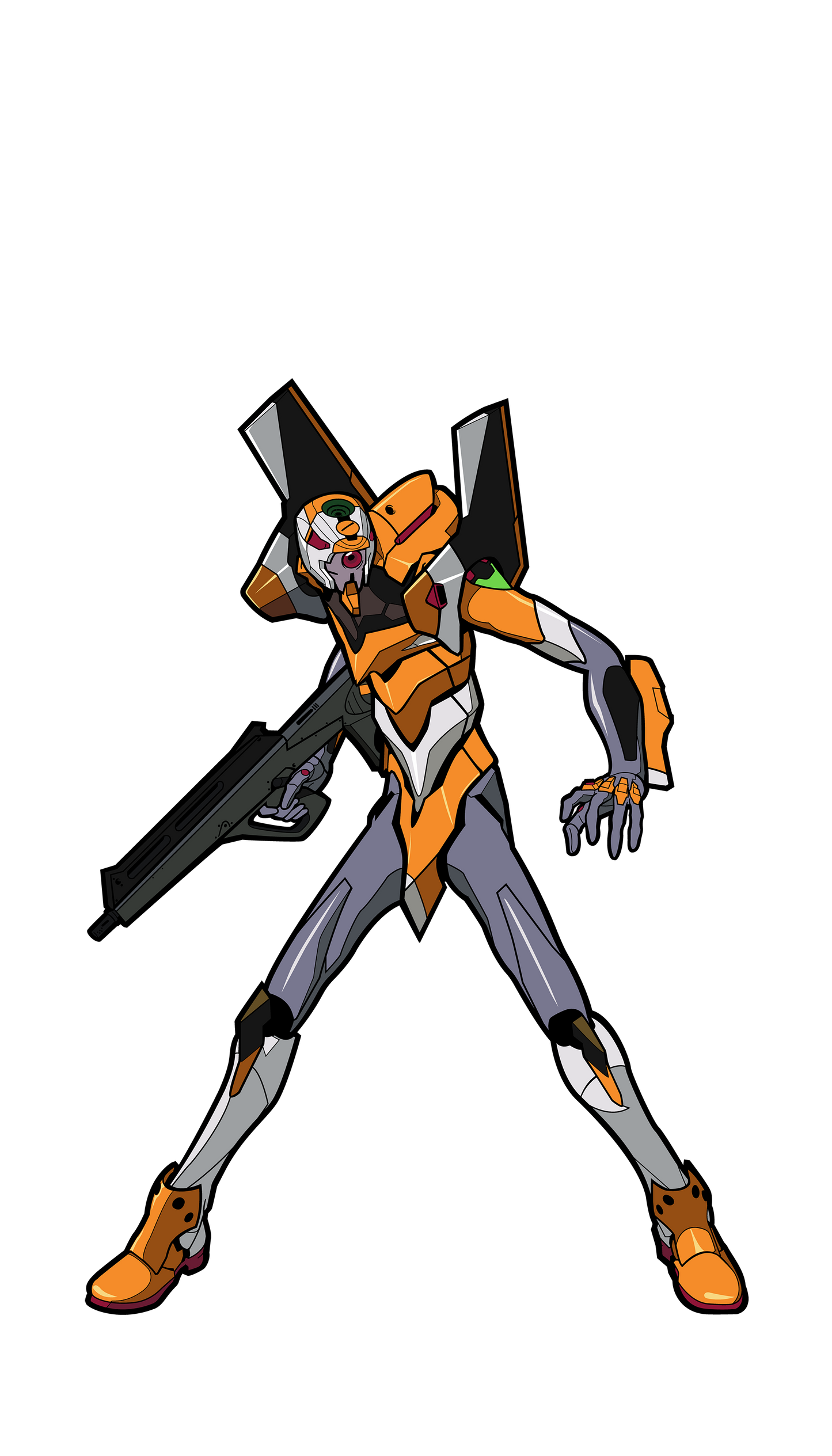 EVA Unit 00 FiGPiN XL #X46 | Neon Genesis Evangelion 6.25-Inch Collectible Pin