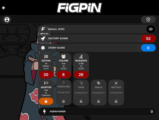 Naruto Shippuden Kakuzu FiGPiN #455 LOCKED