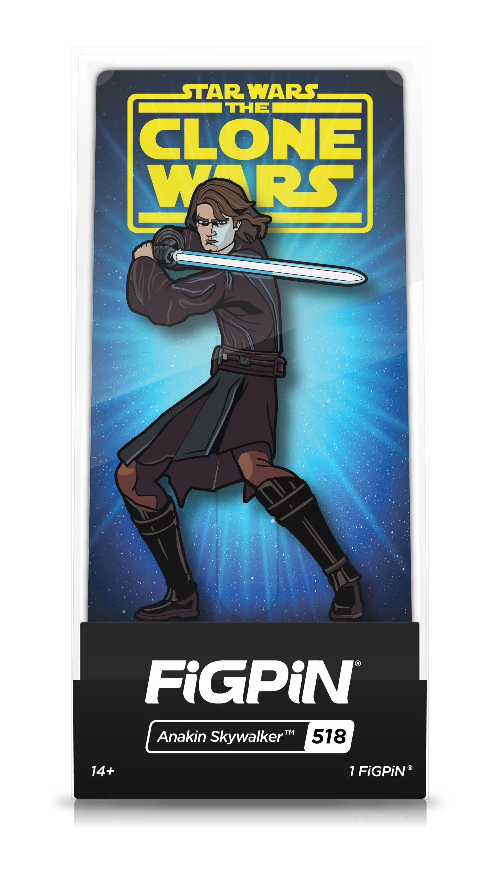 Star Wars the Clone Wars FIGPIN Anakin Skywalker #518