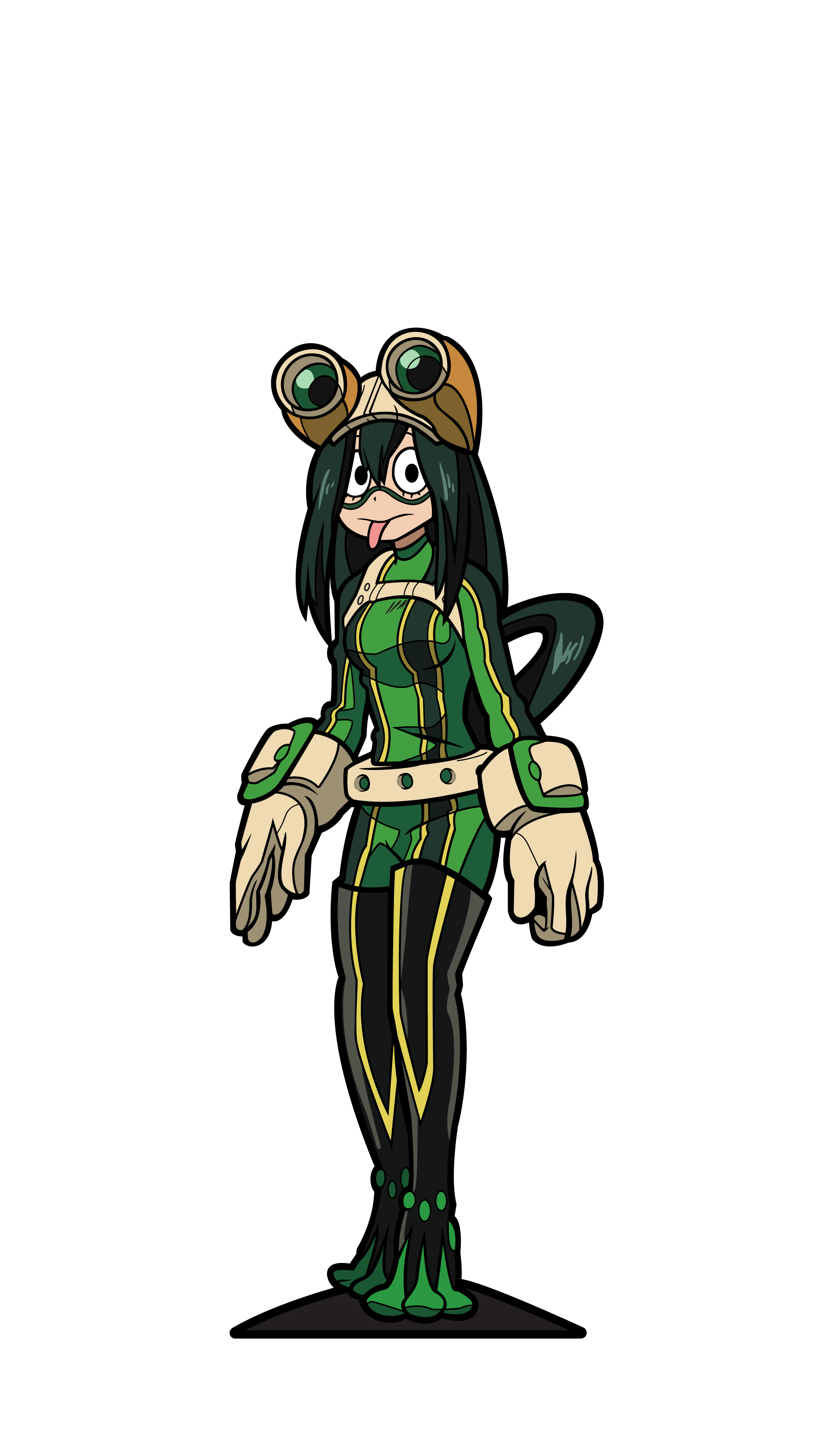 FiGPiN My Hero Academia Tsuyu Asui Pin #176 – Hatcher's Collectibles