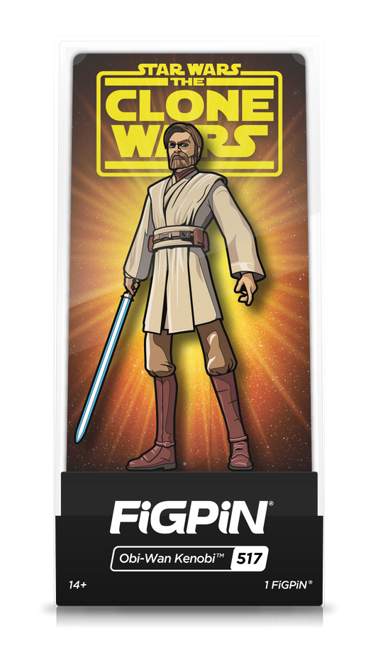 Star Wars the Clone Wars FIGPIN Obi-Wan #517