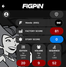 Load image into Gallery viewer, FiGPiN WandaVision Wanda #693 LE 1000 LOCKED
