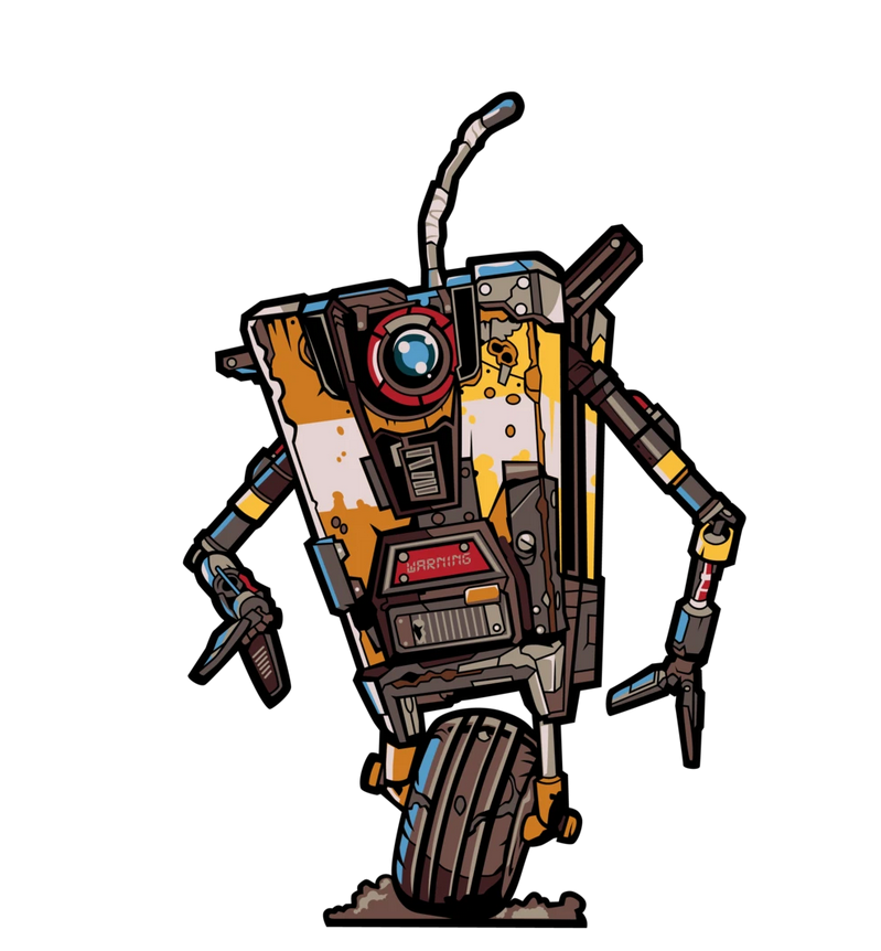 Claptrap FiGPiN Mini #M40 | Borderlands 3 Collectible 2-Inch Enamel Pin