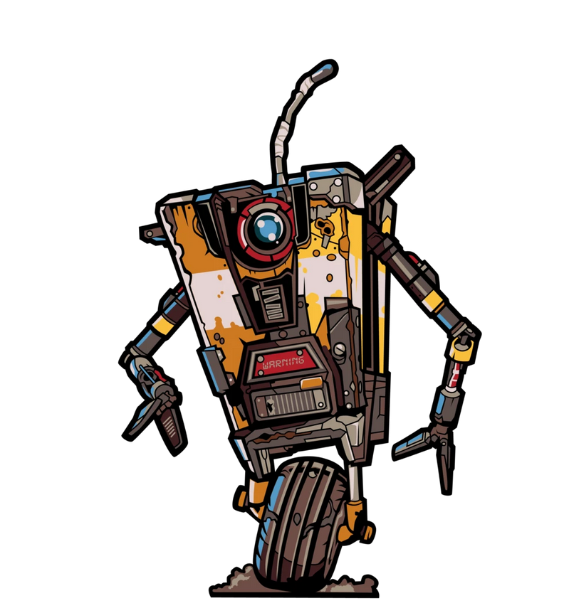 Borderlands 3 Claptrap M40 Figpin