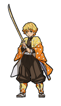 Load image into Gallery viewer, Demon Slayer FiGPiN Zenitsu Agatsuma #381

