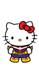 Load image into Gallery viewer, Sanrio My Hero Academia FiGPiN Hello Kitty All Might #391
