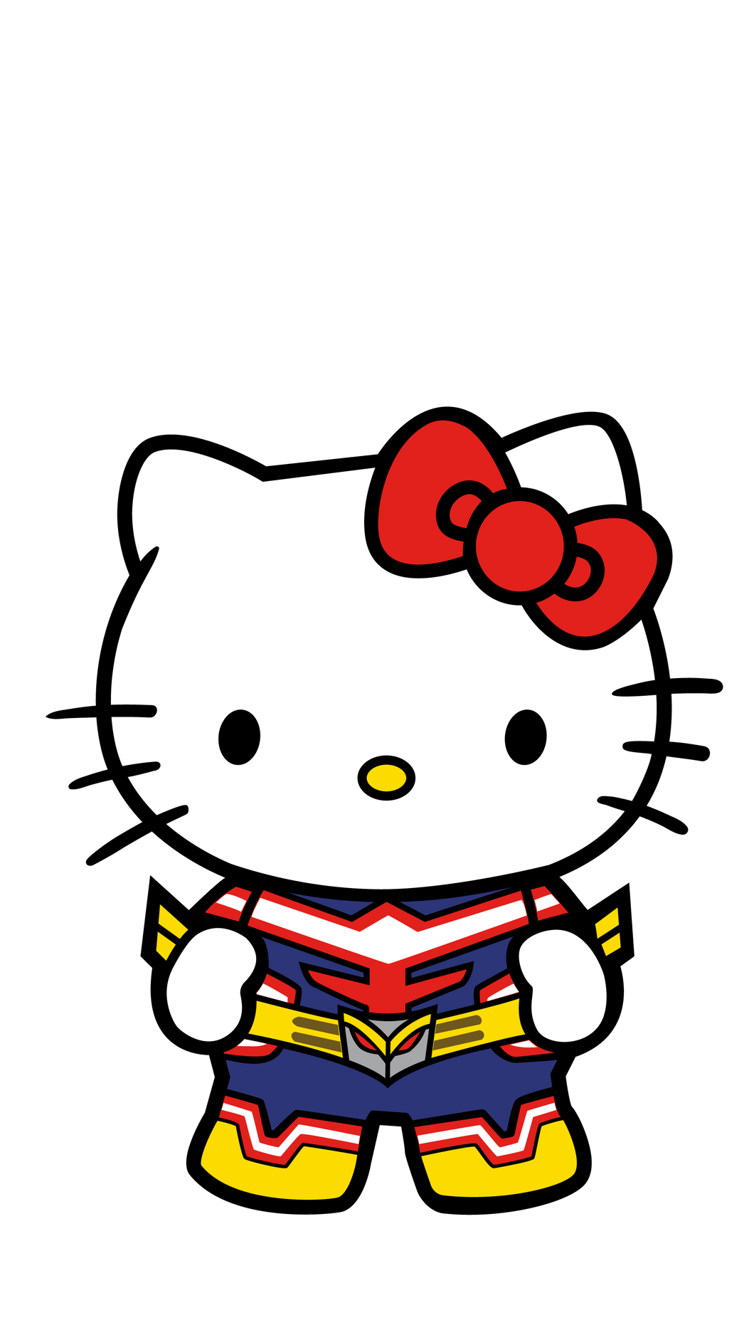 Sanrio My Hero Academia FiGPiN Hello Kitty All Might #391