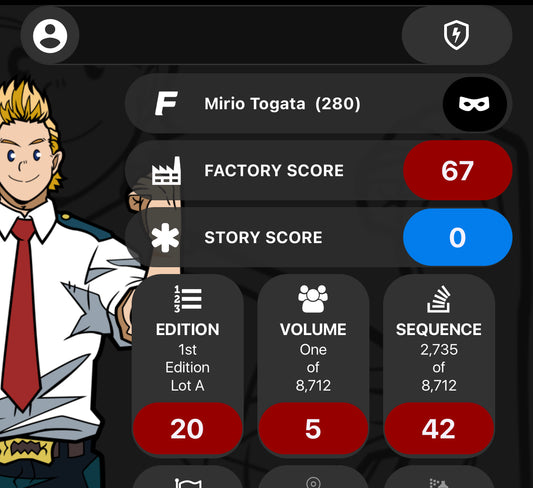 My Hero Academia Mirio Togata FiGPiN Enamel Pin #280 Soft LOCKED