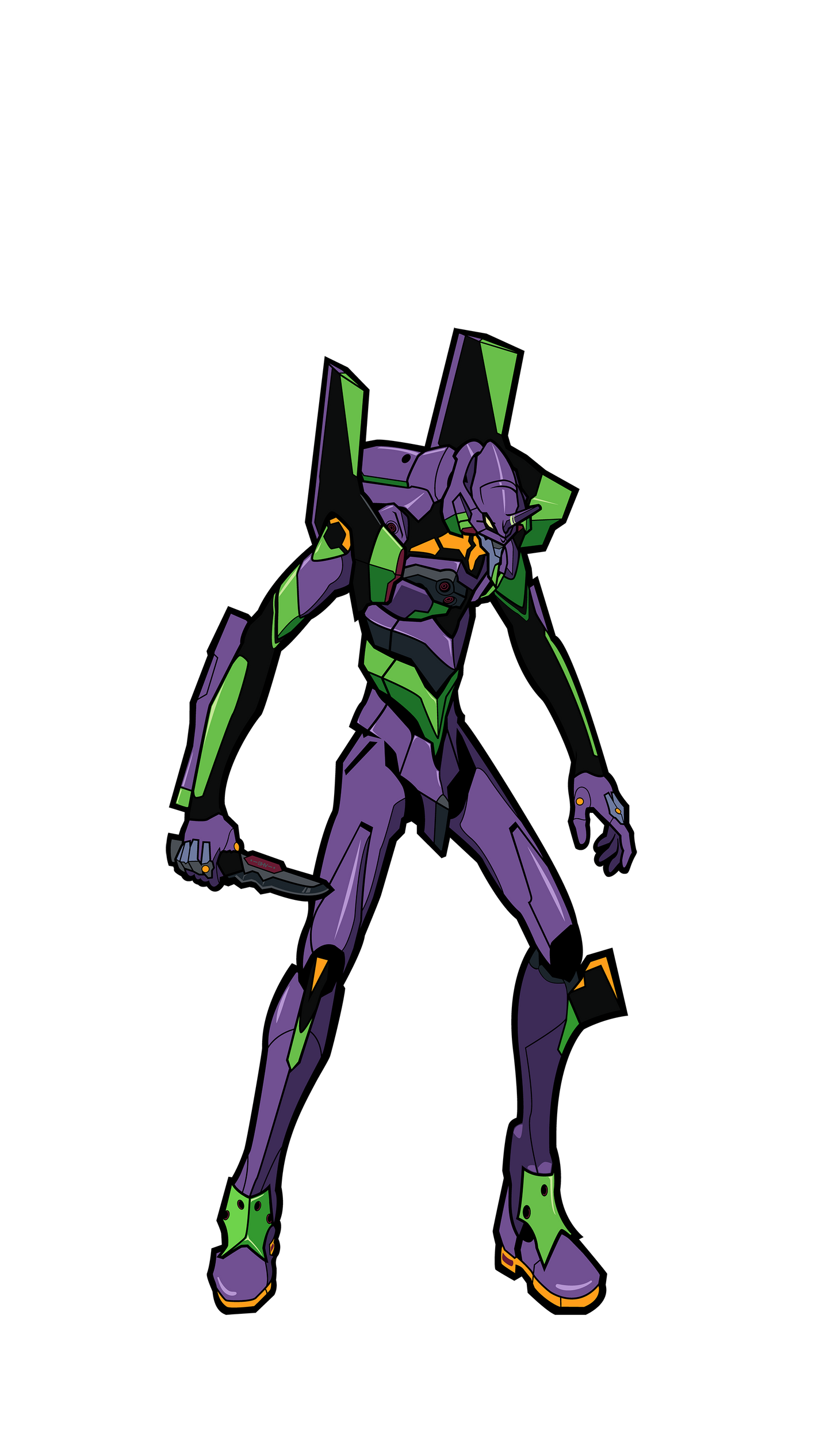 EVA Unit 01 FiGPiN XL #X35 | Neon Genesis Evangelion 6.25-Inch Collectible Pin