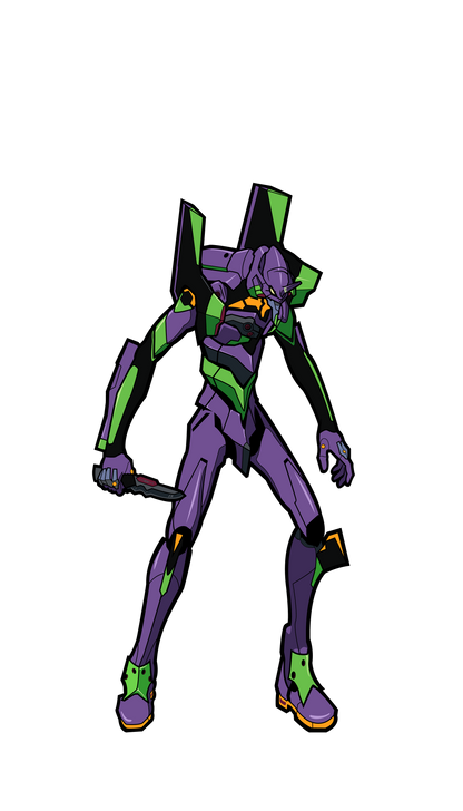 EVA Unit 01 FiGPiN XL #X35 | Neon Genesis Evangelion 6.25-Inch Collectible Pin