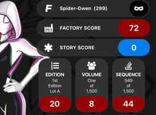 Load image into Gallery viewer, FiGPiN NYCC Spider-Man Into The Spiderverse Spider-Gwen Limited Edition #299 Locked
