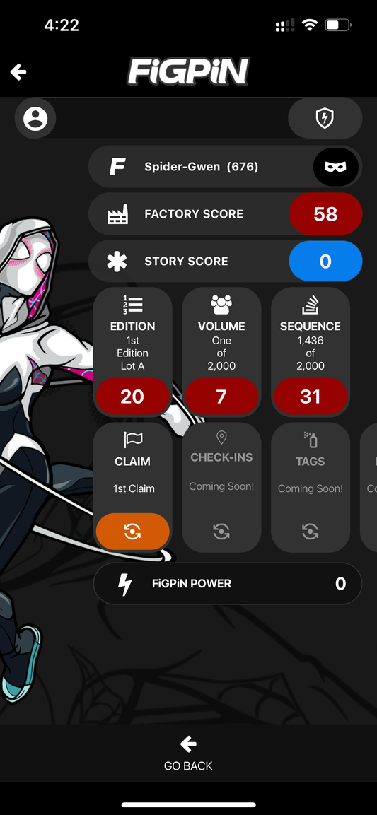 FiGPiN Marvel Contest of Champions Spider-Gwen Locked #676