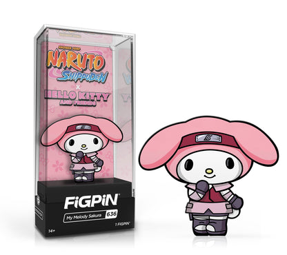 My Melody Sakura FiGPiN #636 | Sanrio x Naruto Crossover Collectible Pin