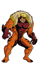 Load image into Gallery viewer, FiGPiN Sabertooth #918 X-MEN Animated
